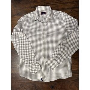 Beautiful! UNTUCKit Light Blue Button Down Shirt with Blue Accent Details Mens M